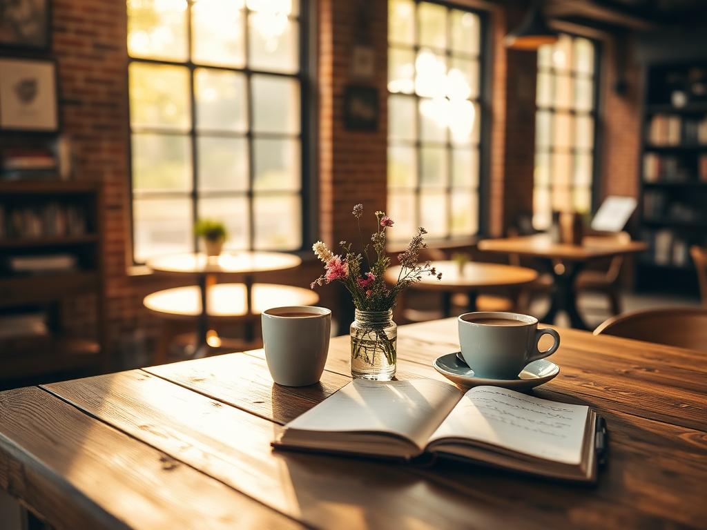 Cozy Lancaster County coffee shop scene